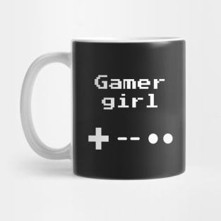 Gamer Girl 8-bit Retro Gaming Mug